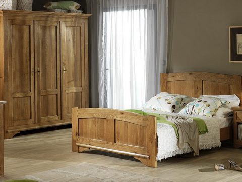 Mobila clasica dormitor lemn masiv stejar BRISTOL