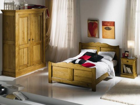 Mobila clasica dormitor lemn masiv stejar PROVENCE