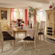 mobila moderna dining / bucatarie/living din lemn masiv de stejar LUMIERE