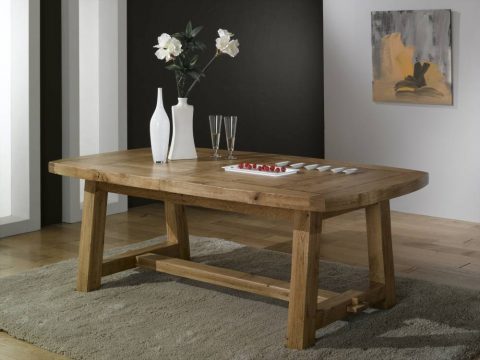 masa din lemn masiv de stejar CAMPAGNE