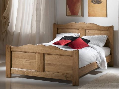 Paturi single din lemn masiv: 90x200 vs 120x200 22 pat clasic din lemn masiv de stejar PROVENCE