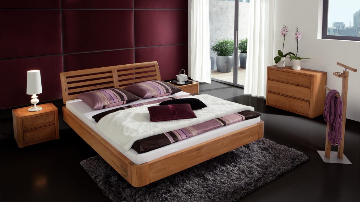 mobila dormitor MANHATTAN din lemn masiv de stejar