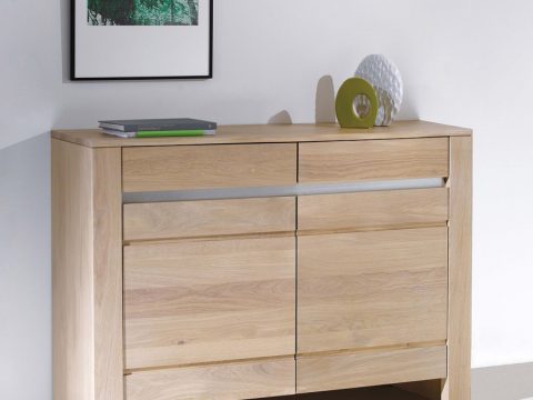 Bufet 2 usi 2 sertare 133-48-95 cm