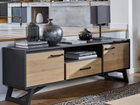 Comoda TV 2 usi 1 sertar 180-42-60 cm color