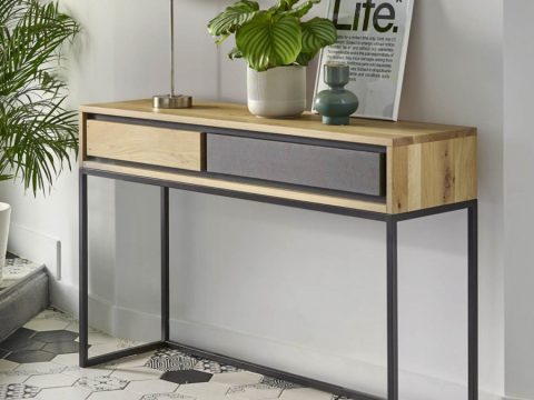 Consola cu 2 sertare 123-35-80 cm