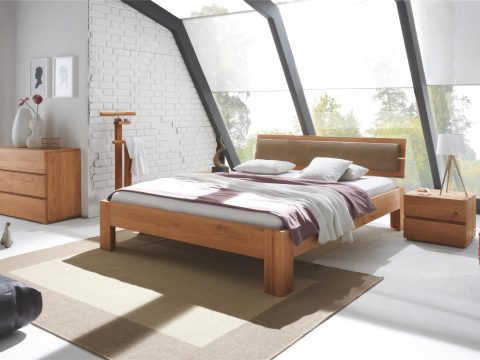 Pat din lemn masiv 160×200 vs. 180×200: stabilitate, somieră, spațiu în dormitor